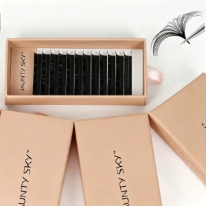 Factory Price Matte Black Lash Tray Smooth Fanning Volume Eyelash Extensions Wimper Cashmere Eyelashes