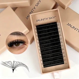 Factory Price Mixed 8-15mm Cashmere Lash Extension Salon Grade Volume Eyelash Trays Wimper Velvet Eyelashes
