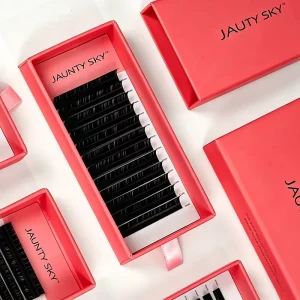 Factory Price Mixed Length Cashmere Lash Extension Custom Logo Volume Eyelash Trays Cils Velvet Eyelashes