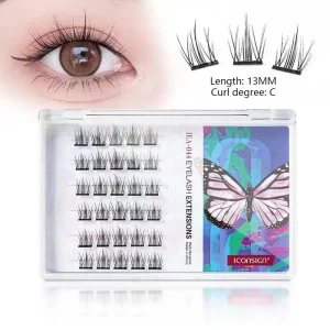 Factory Price Pre Cut Segmented Eyelashes DIY Lash Extension Kit Private Label Mink Cluster Lash Cluster Kit