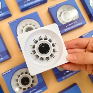 Factory Price Pre Mapped Segments Superfine Cluster Lashes Press on DIY Lash Clusters Handmade Pre Cut Natural Style Lash Fans