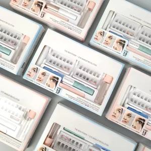 Factory Price Pre cut Segment Mini Lash Clusters Anime Eyelashes Cluster Sets Invisible Band Diy Lash Extension Kit
