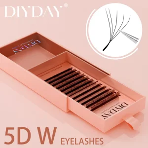 Factory Price Premade Fan 5D Volume Wispy Machine Made Eco friendly False Eyelashes