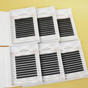 Factory Price Premade Fans Volume Cilios U-Shaped 3D 4D 5D W Eyelash Extension Parallel Bloom Lashes 0.07mm U-Shaped YY Lashes