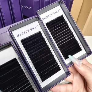 Factory Price Premium Lash Extension J B C D Eyelash Tray 0.07mm 8-25mm Volume Eyelashes Pestanas