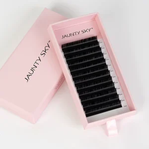 Factory Price Premium Matte Black Lash Tray 8 25mm Volume Eyelash Extensions Wimper Cashmere Eyelashes