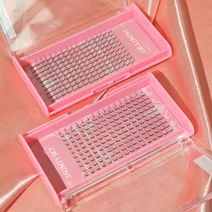 Factory Price Promade Silk Lash Extension Fans 3D 5D 6D 8D Pre Made Lash Fans Eyelash Extensions Trays 0.05 0.07 Fan Eyelashes
