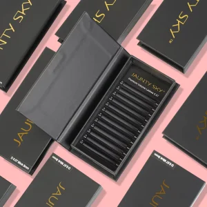 Factory Price Super Soft Cashmere Lash Trays 0.07 CC Curl Matte Black Lash Extension Premium Mixed Volume Eyelashes