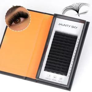 Factory Price Supply 0.03 D Curl Matte Black Lash Extension Soft Volume Eyelashes Premium Mixed Cashmere Lash Trays