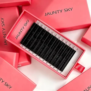 Factory Price Ultra Soft Cashmere Lash Extension Manual Fanning Volume Eyelash Trays Pestanas Velvet Eyelashes
