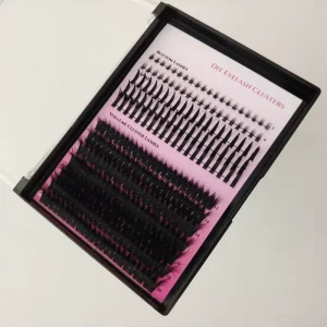 Factory Price Volume Cluster Lashes Kit Spikes Lashes DIY Eyelash Extension Kit Fluffy Cluster Lashes