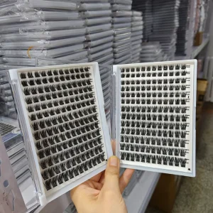 Factory Price Waterproof Fluffy Self Adhesive Lash Clusters Mess free Individual Diy Lashes No Glue Needed Press On Lashes