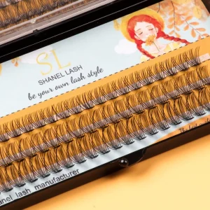 Factory Segments Cluster 10D 20D 30D 40D Eyelashes Extension Natural Individual Lashes Diy Segment Lashes 120 Cluster