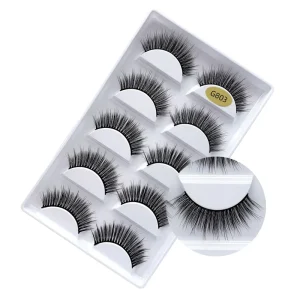 Factory Spot Lash Kit Beauty Cosmetic 3D Private Label False Synthetic Silk Eyelashes