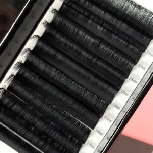 Fadvan B and j Curl Lash Extensions All Curls Premium Pbt Lash Extensions Softest Fan Like Butter Lash Trays