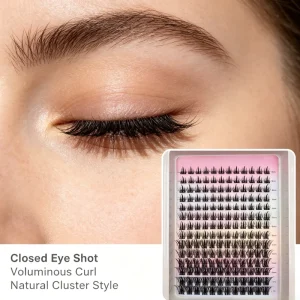 Fairy Individual Lash Clusters 8-14mm Soft Fiber Segmented Eyelashes Daily Makeup DIY Lashes