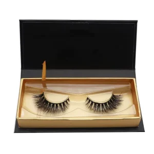 Fake eye lashes mink hair false eyelashes 3d lashes with private label eyelash box