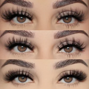 False Eyelash 15mm 3D Natural Siberian Real Mink Lashes Strip Vendor