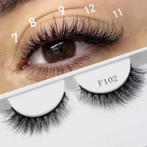 False Eyelash Vendor 10 20MM Small Lashes Reusable Handmade 3D Real Mink Eye Lashes Wispy Natural Eyelashes Bulk