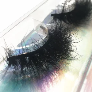 False Eyelashes Custom Logo Box Natural Long 20mm Eye Lashes Bulk Mink Eyelashes Fluffy