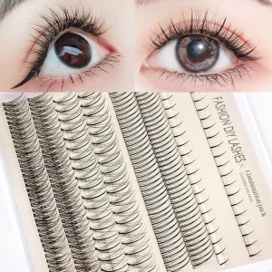 False Eyelashes Lower Eyelashes Mixed Pack Fishtail A-line Sandwich Single Cluster Grafted Mother’s Natural Eyelashes Set