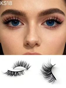 False Eyelashes MINK FUR Handmade Custom Logo OEM Custom Package Wet Look D for Wispy Natural 15mm Private Label