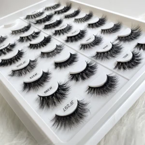 False Eyelashes Natural Faux Mink Eyelashes Individual Private Label 8-18mm Silk 3D Faux Mink Eyelashes Custom