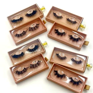 False Eyelashes Natural Faux Mink Eyelashes Individual Private Label 8-18mm mm Silk 3d Faux Mink Eyelashes Custom