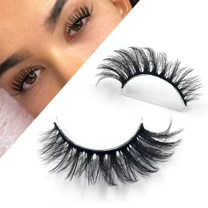False Eyelashes Wispy Faux Mink Lashes Fluffy Hand Made Premium Synthetic Luxury Silk Mink Lashes Strips