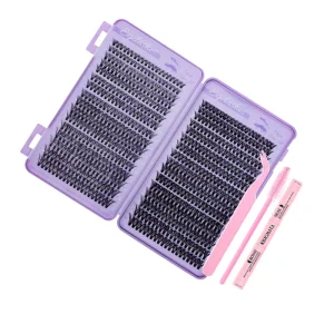 Fan Eyelash DIY Lash Cluster Private Label Volume 3D Faux Mink Cluster Lashes Pre cut Eyelash Segment