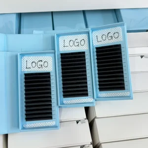 Fan Like Butter Silk Eyelash Extension Individual Cashmere Matte 0.03 0.05 0.07 Volume Lash Trays