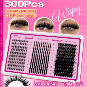 Fans Knot Free Lashes Diy Eyelash Extension 3d Effect Segmented Lashes Clusters Private Label