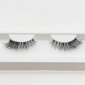 Faux Mink 12MM Handmade Reusable Cruelty Free Soft Band 3D Strip False Eyelashes