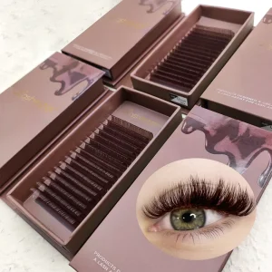 Faux Mink Eyelash Brow Extensions 0.05 Volume Eyelash Mink Individual Brow Eyelash Extension Hand Made Volume Lash