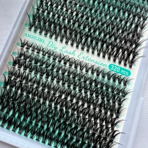 Faux Mink Eyelashes DIY Pre Cut Segmented Lash Extensions Segment Lashes Set Under Lash Clusters