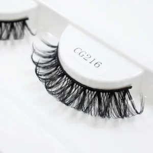 Faux Mink Eyelashes Full Volume Tresluces Vegan Lashes D Curl Russian Strip Eyelashes Vendor