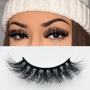 Faux Mink Eyelashes Private Label Faux Cils Naturel False Eyelashes Cat Eye Faux Mink Lashes
