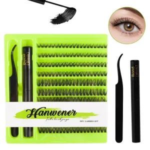 Faux Mink Fan Eyelash Cluster Kit Custom Lash Clusters 8 16mm Mega Volume 10D 20D DIY Lash Extensions Kit False Segment Lash