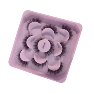 Faux Mink Fluffy Lashes 3d Silk Eyelashes Natural Dramatic Fluffy Soft Faux Mink False Strip Eyelashes
