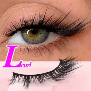 Faux Mink Full Strip Eyelashes L Shape Luxury Eye Lashes