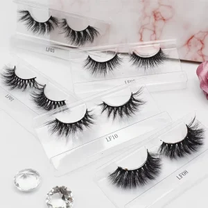 Faux Mink Full Strip Lashes with Case Silk Eyelashes Vendors Synthetic Eyelashes and Vegan Lash Vendor