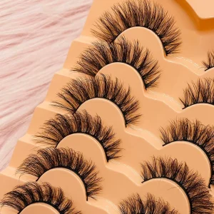 Faux Mink Fur Lashes Silk Lashes Faux Cils Naturel 3D Ultra Fine Faux Mink Eyelashes