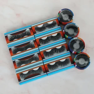 Faux Mink Hair False Eyelashes Wispies Fluffies Drama Eyelashes Natural Long Soft Handmade Cruelty free Black Lashes