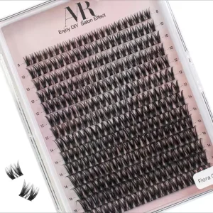Faux Mink Handmade Natural Eyelash Segment Kit with Bond Lash Cluster Kits