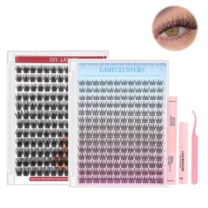 Faux Mink Lash Cluster Vendor Custom Natural Cluster Lashes DIY Lash Clusters Pbt 0.07 C D Curl