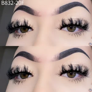 Faux Mink Lash Natural 3d Russian Strip Eyelashes d Curl Handmade Russian Strip Lashes Eyelashes