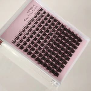 Faux Mink Spike Lash Cluster Vendor Custom Natural Cluster Lashes DIY Lash Clusters Pbt 0.05 0.07 C CC D Curl