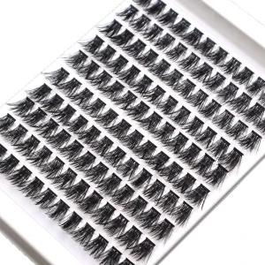 Feather Semi Hand Made Volume 6d-8d Thick Segmented False Eyelash Large Capacity Single Cluster Lashes Whole Bulk
