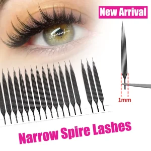 Fiber Comic Spire Premade Volume Fans 3D Spikes Feathered Eyelash Extensions Anime Lashes