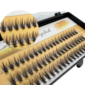 Flare Knot-Free Mink Silk Individual False Lashes Cluster Eyelashes